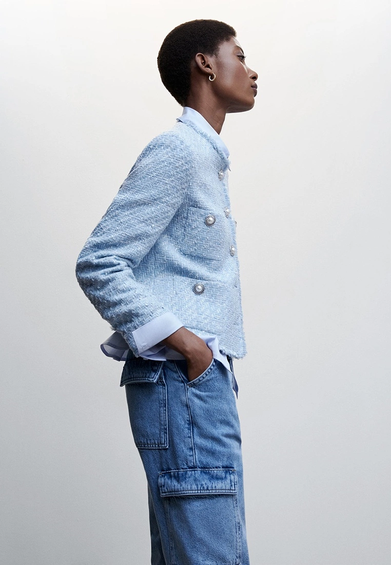 Mango Pocket Tweed Jacket 7 Mango Pocket Tweed Jacket - Image 5