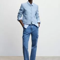 Mango Pocket Tweed Jacket 15 Mango Pocket Tweed Jacket -Mango popular store mango 6046 3429046 6