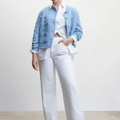 Mango Pocket Tweed Jacket 17 Mango Pocket Tweed Jacket -Mango popular store mango 6047 3429046 8