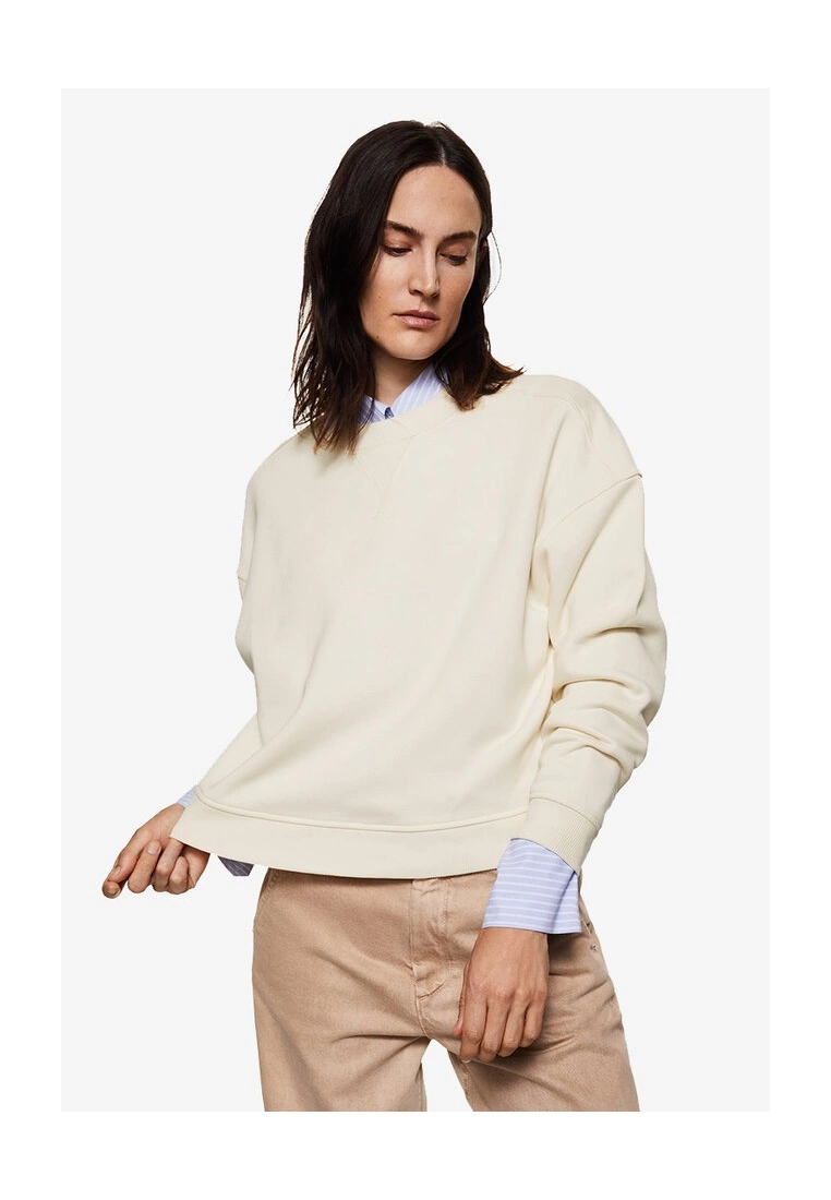 Mango Ribbed Endings Sweatshirt 3 Mango Ribbed Endings Sweatshirt