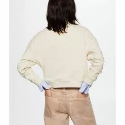 Mango Ribbed Endings Sweatshirt 8 Mango Ribbed Endings Sweatshirt -Mango popular store mango 6047 5340826 2