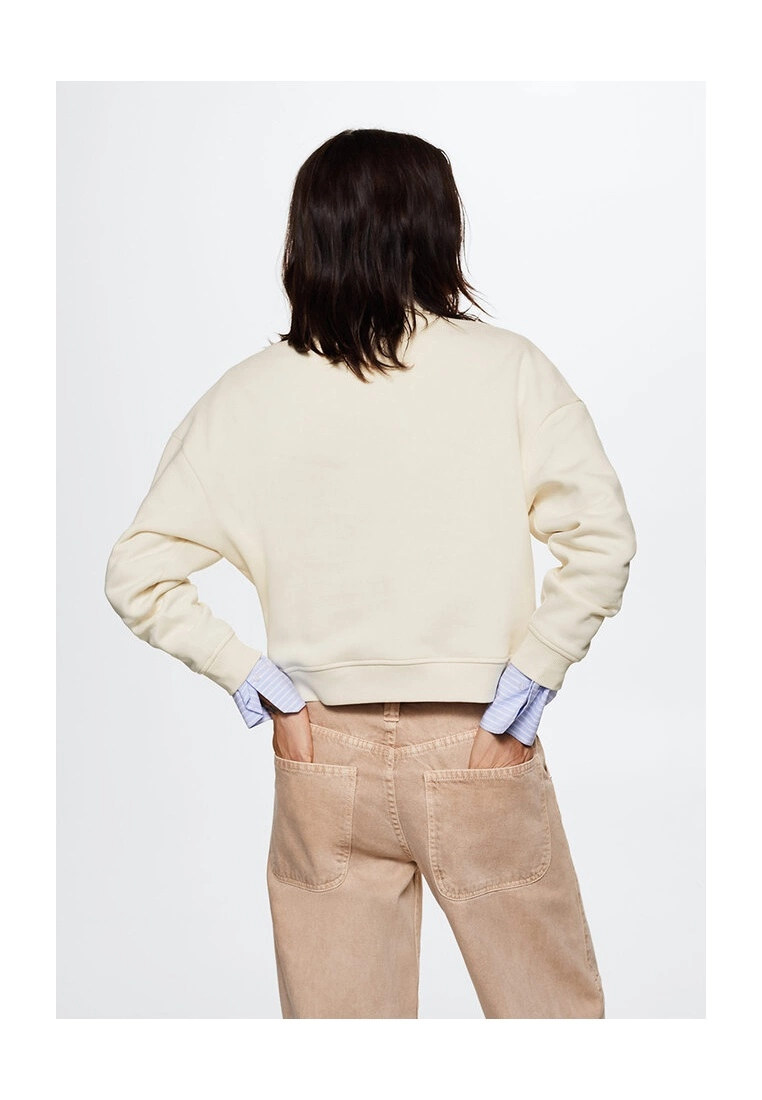 Mango Ribbed Endings Sweatshirt 4 Mango Ribbed Endings Sweatshirt - Image 2