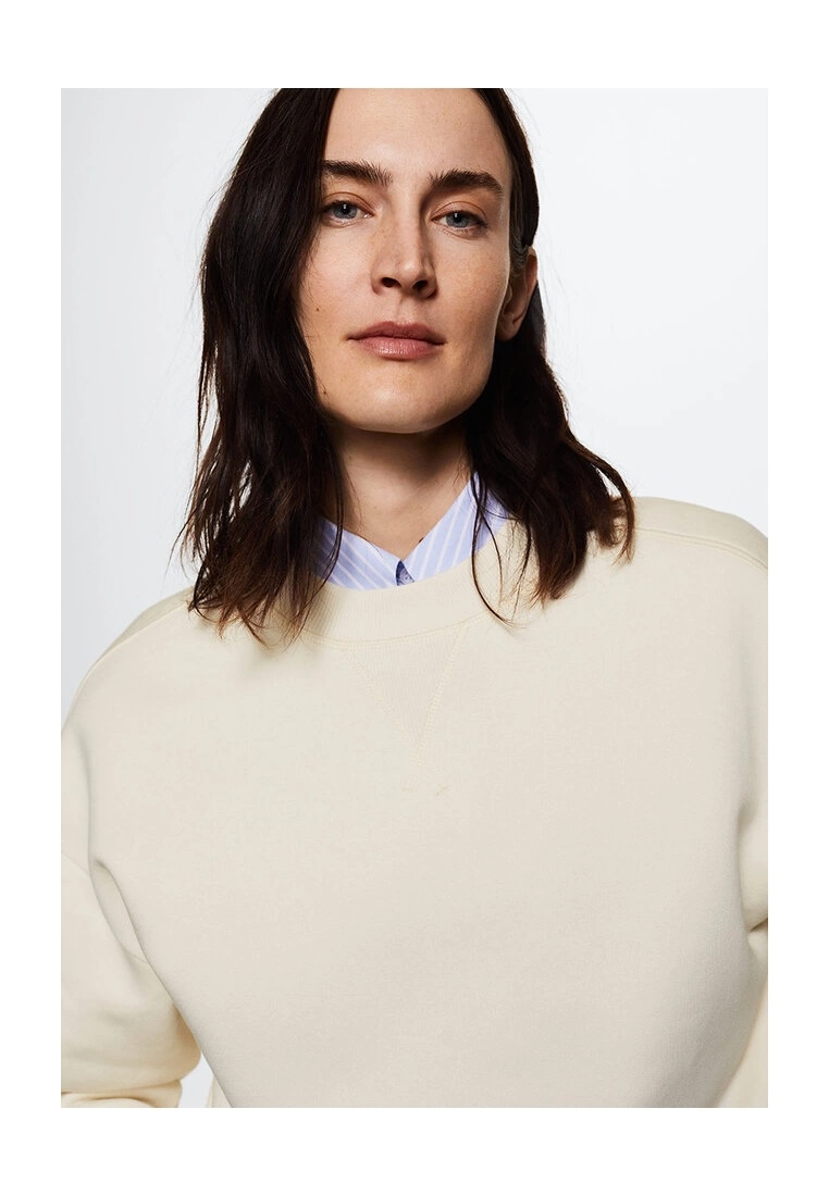 Mango Ribbed Endings Sweatshirt 5 Mango Ribbed Endings Sweatshirt - Image 3