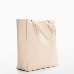 Mango Knot Handle Shopper Bag -Mango popular store mango 6050 8938046 2