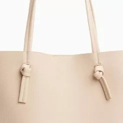 Mango Knot Handle Shopper Bag -Mango popular store mango 6050 8938046 4