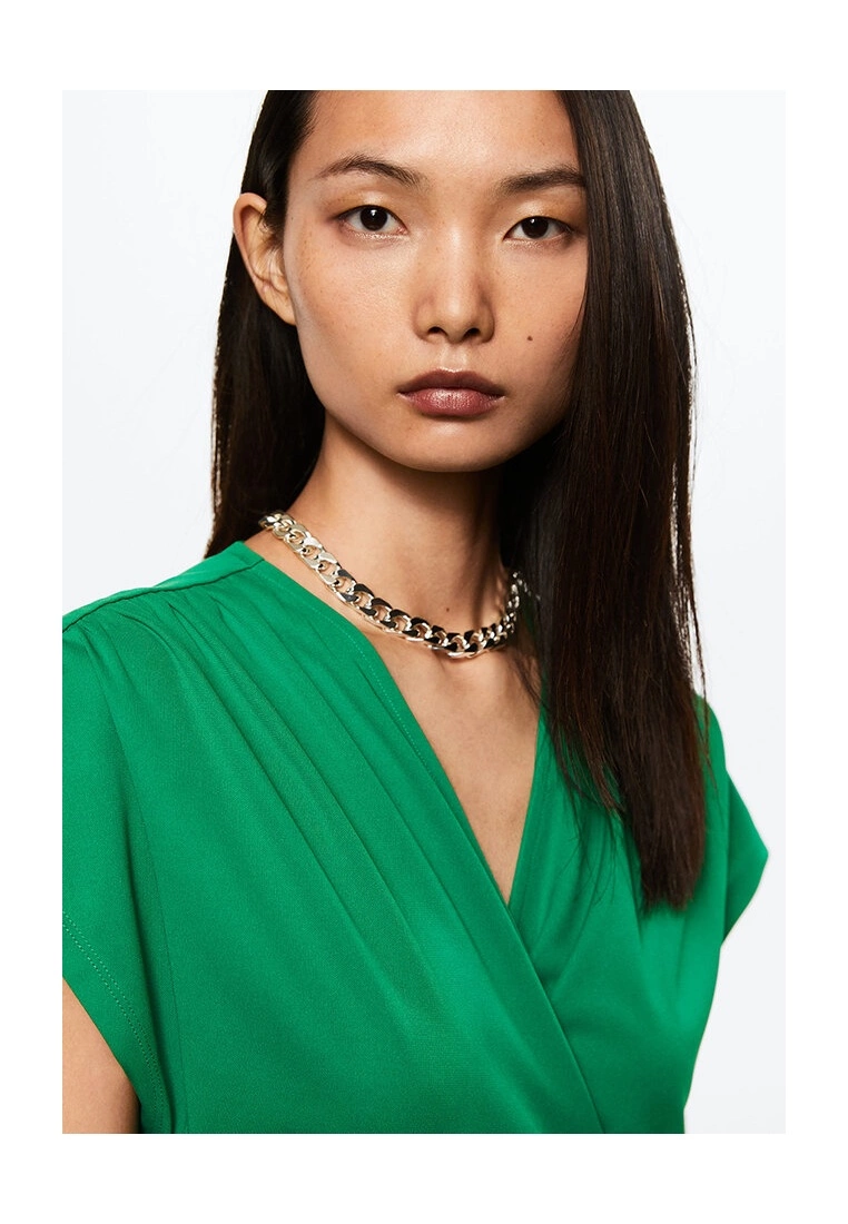 Mango Bow Wrap Dress 5 Mango Bow Wrap Dress - Image 3