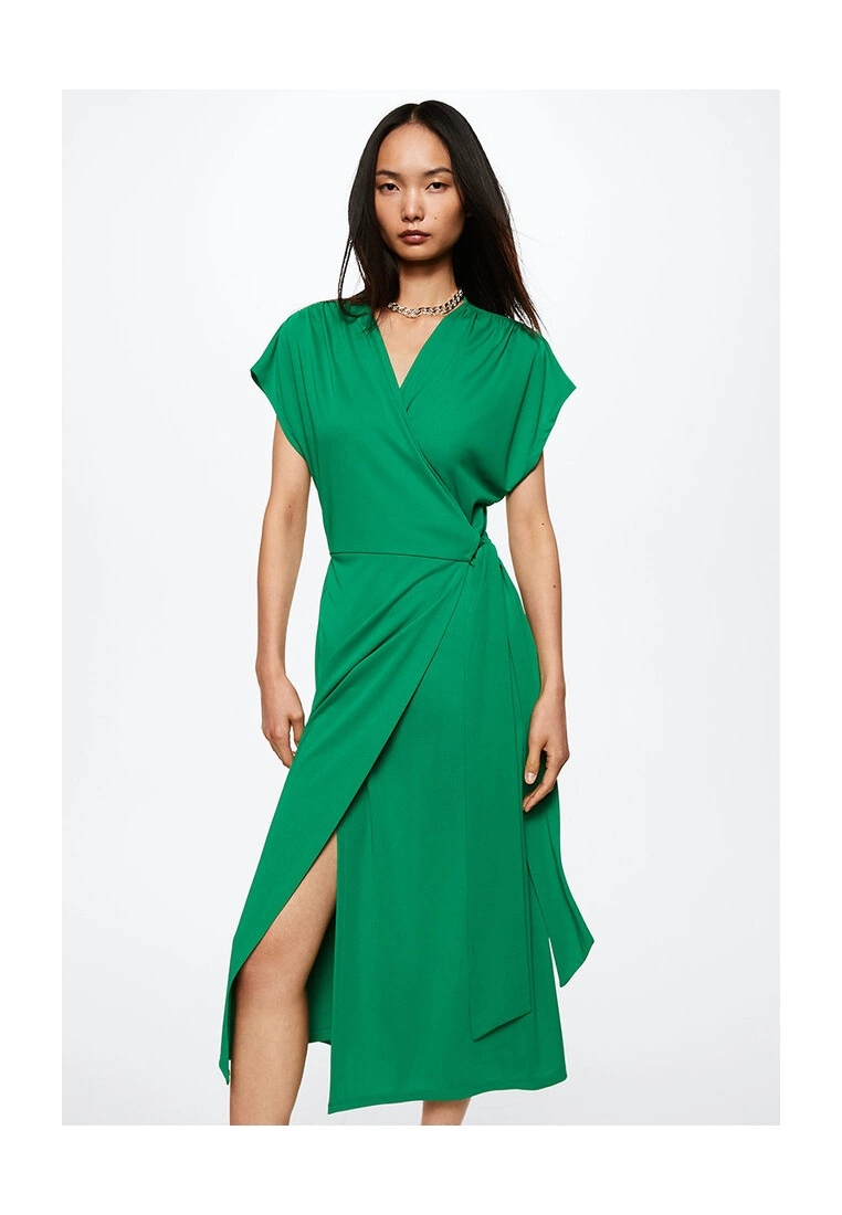 Mango Bow Wrap Dress 7 Mango Bow Wrap Dress - Image 5