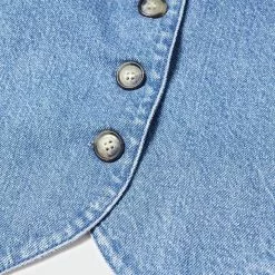 Mango Denim Vest With Seams 16 Mango Denim Vest With Seams -Mango popular store mango 6067 4698046 7