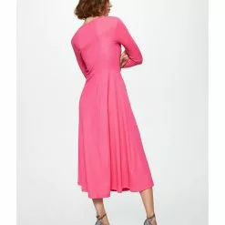 Mango Ruched Detail Dress -Mango popular store mango 6070 0648526 3