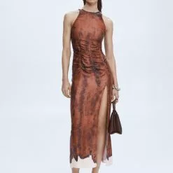 Mango Draped Tie-Dye Dress -Mango popular store mango 6070 7915146 5