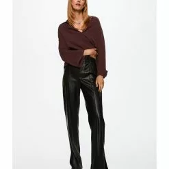 Mango V-Neck Blouse -Mango popular store mango 6074 4787526 4