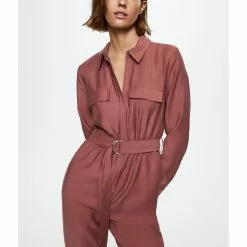 Mango Belt Long Jumpsuit -Mango popular store mango 6079 8977526 3