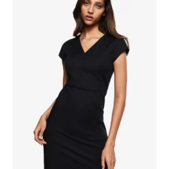 Mango Fitted Cotton Dress