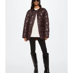 Mango Oversize Quilted Coat 12 Mango Oversize Quilted Coat -Mango popular store mango 6118 1150826 5