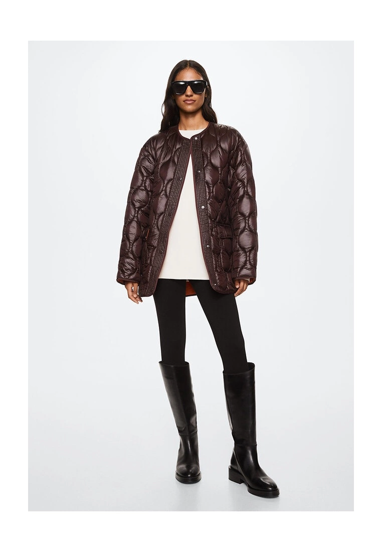 Mango Oversize Quilted Coat 7 Mango Oversize Quilted Coat - Image 5