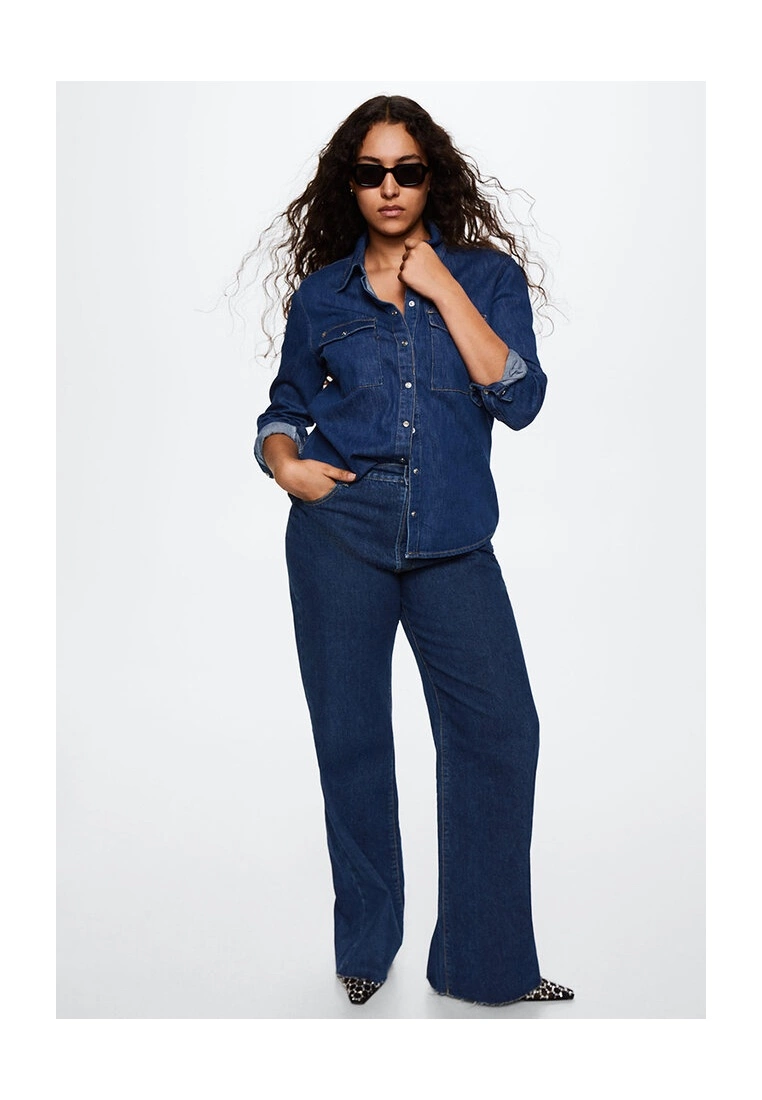 Mango High-Rise Wide Leg Jeans 5 Mango High-Rise Wide Leg Jeans - Image 3