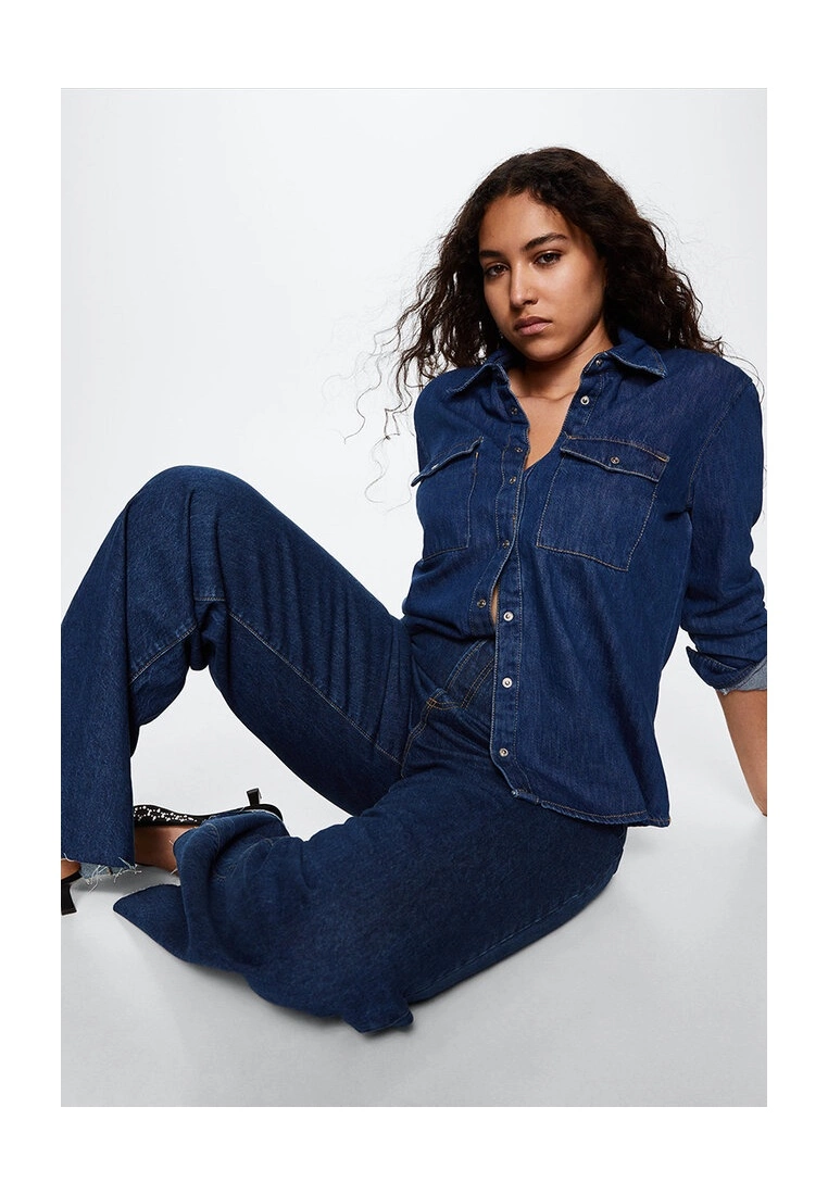 Mango High-Rise Wide Leg Jeans 10 Mango High-Rise Wide Leg Jeans - Image 8