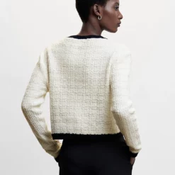 Mango Pocket Tweed Cardigan 12 Mango Pocket Tweed Cardigan -Mango popular store mango 6178 2898046 3