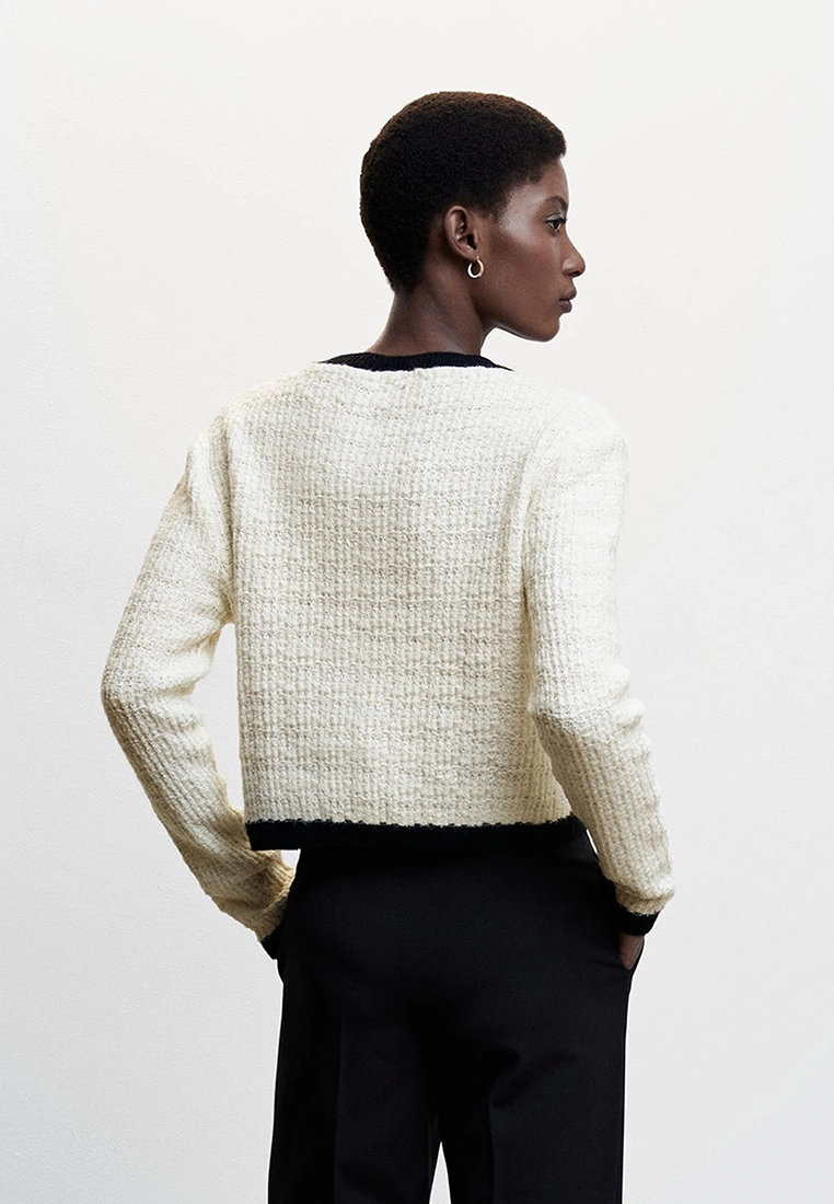 Mango Pocket Tweed Cardigan 5 Mango Pocket Tweed Cardigan - Image 3