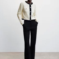 Mango Pocket Tweed Cardigan 14 Mango Pocket Tweed Cardigan -Mango popular store mango 6179 2898046 5