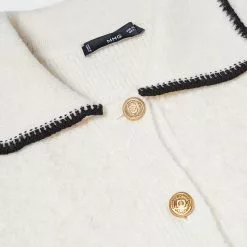 Mango Contrast Trims Cardigan 12 Mango Contrast Trims Cardigan -Mango popular store mango 6192 4448046 5