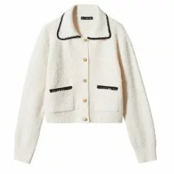 Mango Contrast Trims Cardigan 13 Mango Contrast Trims Cardigan -Mango popular store mango 6192 4448046 6