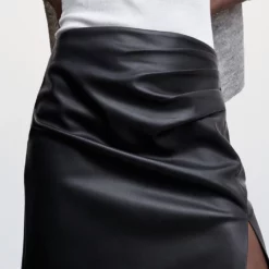 Mango Leather-Effect Mini-Skirt 11 Mango Leather-Effect Mini-Skirt -Mango popular store mango 6194 5988046 3