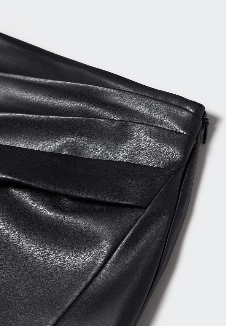 Mango Leather-Effect Mini-Skirt 6 Mango Leather-Effect Mini-Skirt - Image 4