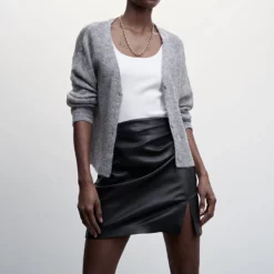 Mango Leather-Effect Mini-Skirt 13 Mango Leather-Effect Mini-Skirt -Mango popular store mango 6194 5988046 5