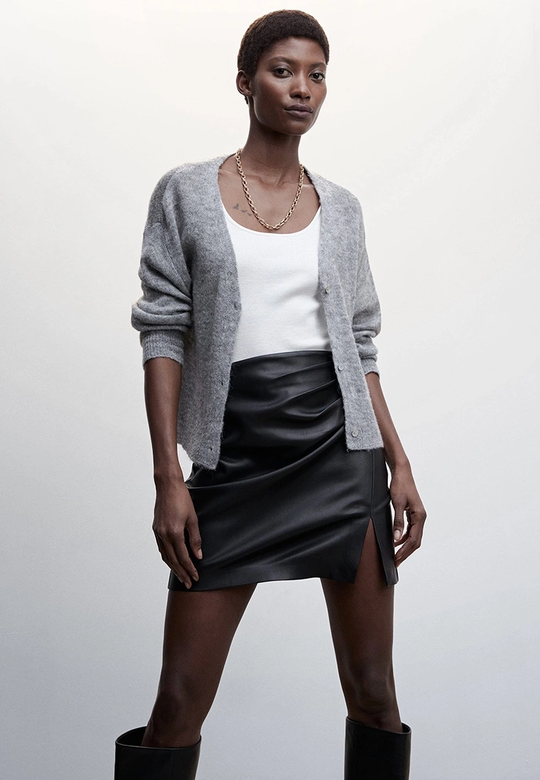 Mango Leather-Effect Mini-Skirt 7 Mango Leather-Effect Mini-Skirt - Image 5