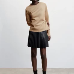 Mango Long Sleeve Cotton T-Shirt -Mango popular store mango 6209 4248046 5