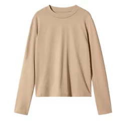 Mango Long Sleeve Cotton T-Shirt -Mango popular store mango 6210 4248046 7