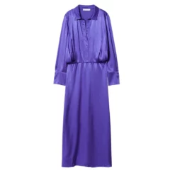 Mango Satin Shirt Dress -Mango popular store mango 6217 3558126 6