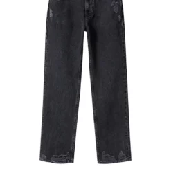 Mango Ripped High Rise Straight Jeans 15 Mango Ripped High Rise Straight Jeans -Mango popular store mango 6219 0425146 7