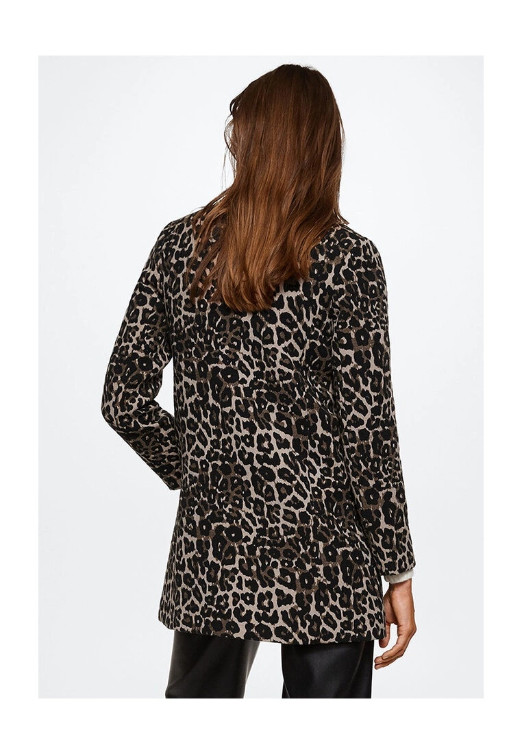 Mango Animal Print Coat 4 Mango Animal Print Coat - Image 2