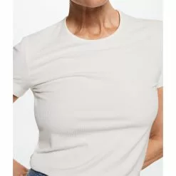 Mango Round Neckline Basic T-Shirt -Mango popular store mango 6230 4250326 3