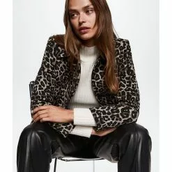 Mango Animal Print Coat 11 Mango Animal Print Coat -Mango popular store mango 6230 8480826 4