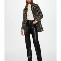 Mango Animal Print Coat 12 Mango Animal Print Coat -Mango popular store mango 6230 8480826 5