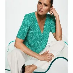 Mango Flowy Printed Blouse -Mango popular store mango 6238 5150326 6