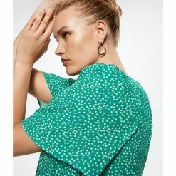 Mango Flowy Printed Blouse -Mango popular store mango 6238 5150326 7