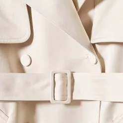 Mango Satin Belted Trench Coat -Mango popular store mango 6240 4125146 7