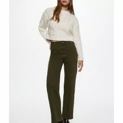 Mango Pocket Cargo Jeans 13 Mango Pocket Cargo Jeans -Mango popular store mango 6242 6250826 6