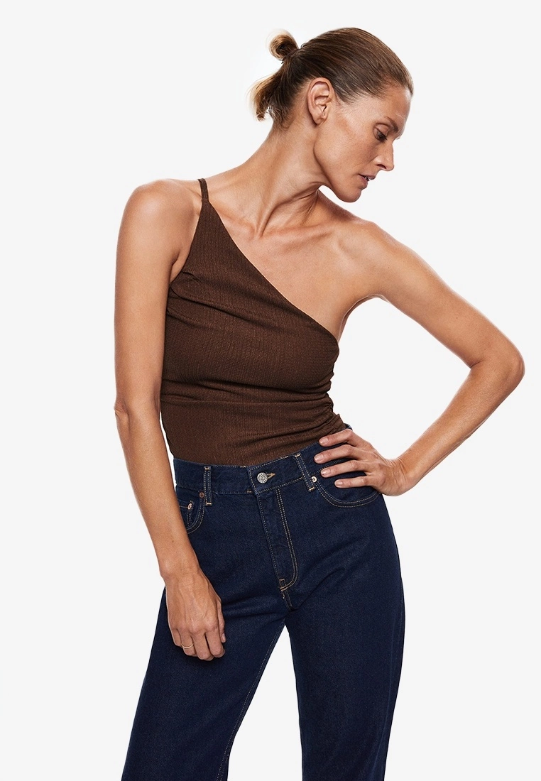 Mango Asymmetrical Textured Top 3 Mango Asymmetrical Textured Top