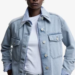 Mango Oversized Denim Overshirt