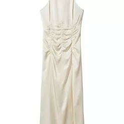Mango Satin Draped Dress 15 Mango Satin Draped Dress -Mango popular store mango 6250 5805146 7