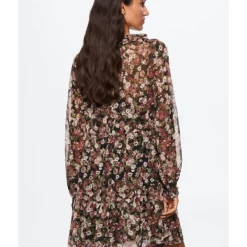 Mango Floral Chiffon Dress -Mango popular store mango 6275 6940826 2