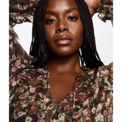 Mango Floral Chiffon Dress -Mango popular store mango 6276 6940826 7