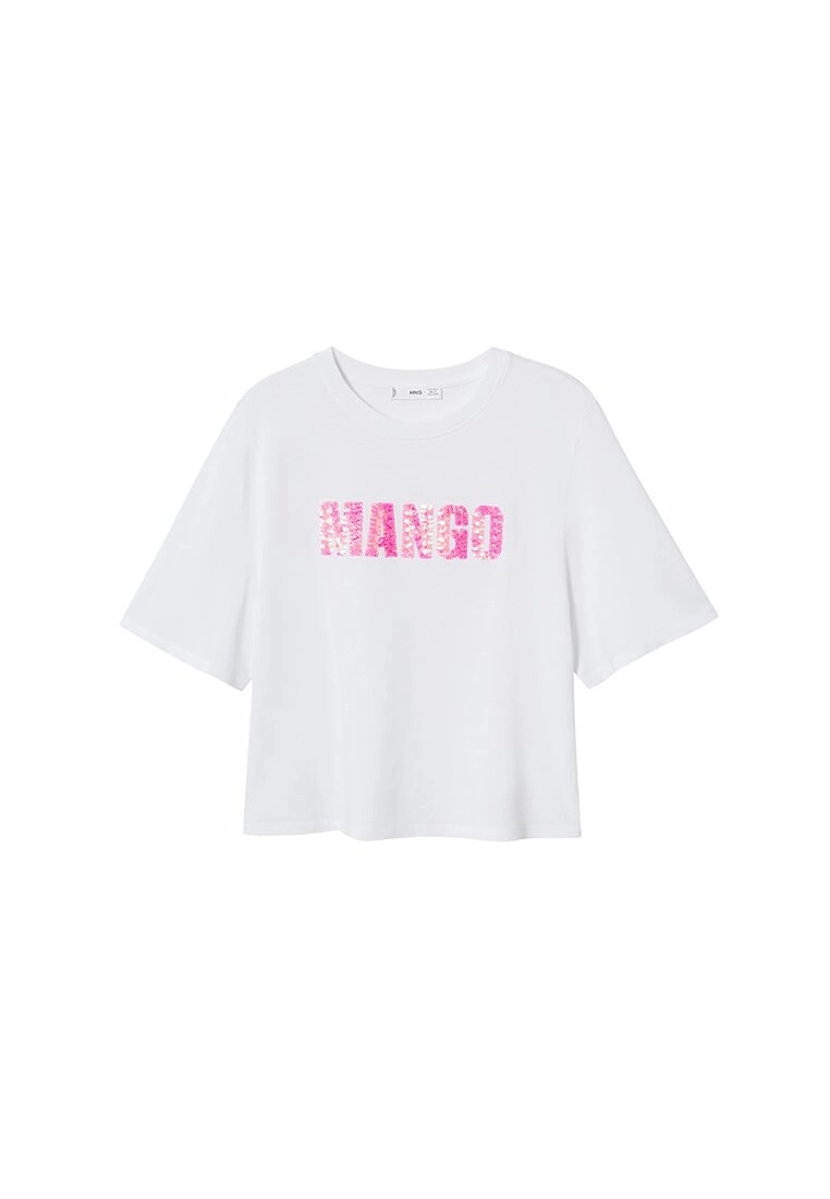 Mango Logo Cotton T-Shirt 7 Mango Logo Cotton T-Shirt - Image 5
