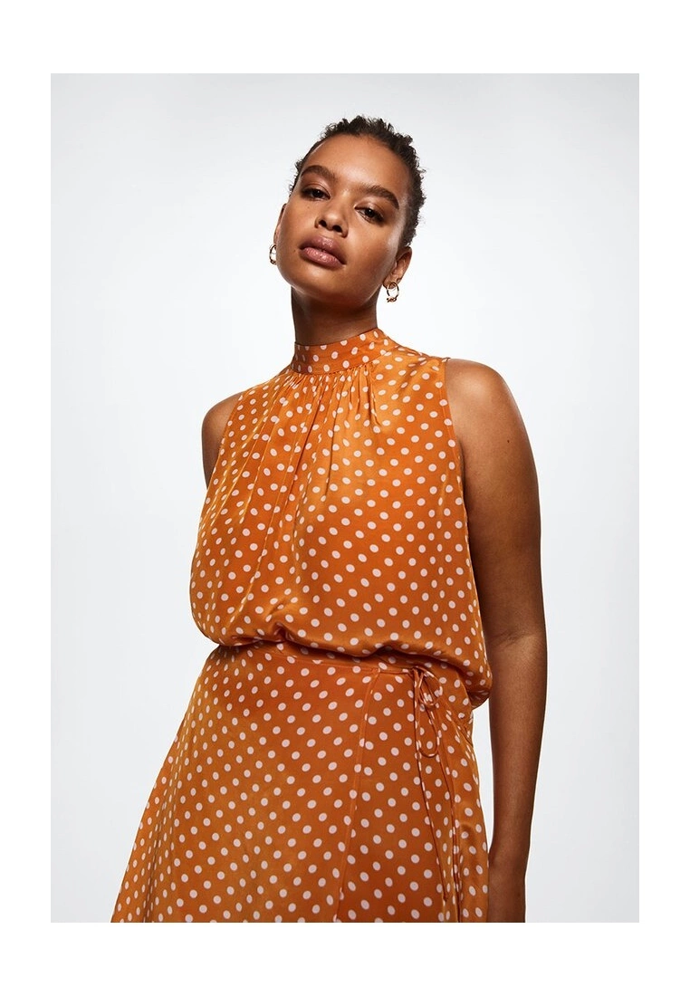 Mango Satin Print Blouse 4 Mango Satin Print Blouse - Image 2