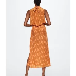 Mango Satin Print Blouse 12 Mango Satin Print Blouse -Mango popular store mango 6299 1550326 3